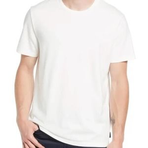 AG Adriano Goldschmied Tee White Short Sleeved Crewneck 100% Cotton XL